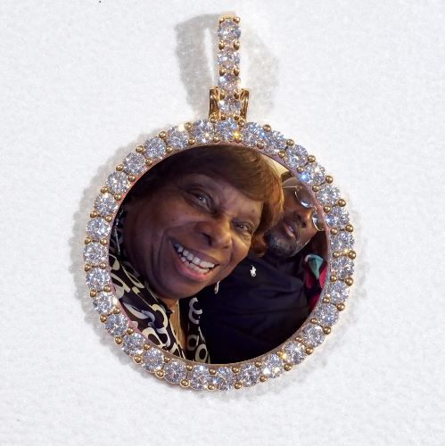 3D CIRCLE CUSTOM PICTURE PENDANT SMALL SIZE