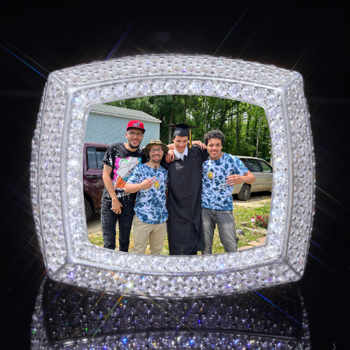 3D CUSTOM PICTURE ICED RING