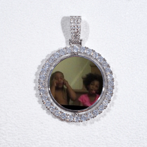 3D Spinning 2-Faced Custom Picture Pendant