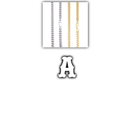 Custom Letters Freibeuter Font Necklace