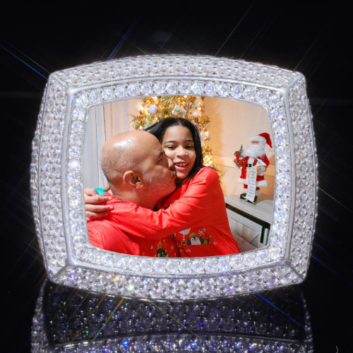 3D CUSTOM PICTURE ICED RING