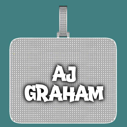 CUSTOM LETTER NECKLACE 3D BIG SQUARE