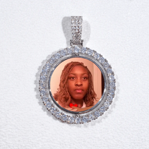 3D Spinning 2-Faced Custom Picture Pendant