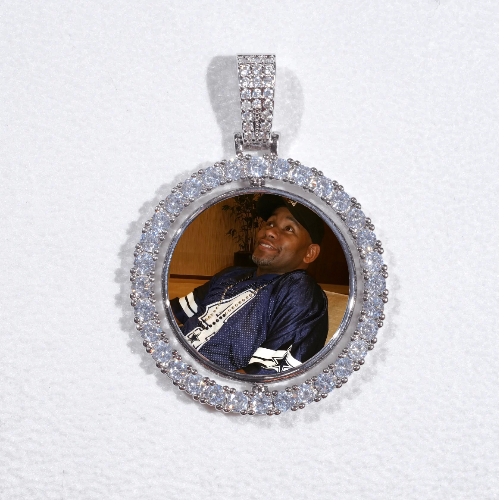 3D Spinning 2-Faced Custom Picture Pendant