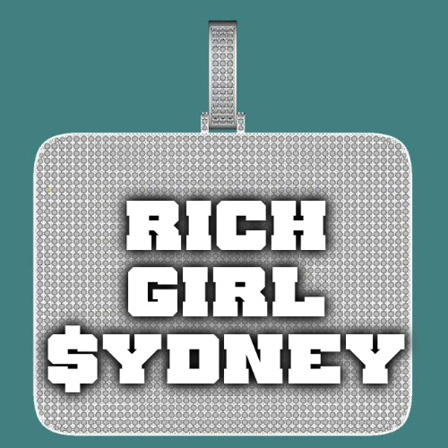 CUSTOM LETTER NECKLACE 3D BIG SQUARE