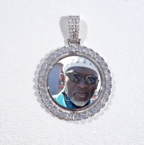 3D Spinning 2-Faced Custom Picture Pendant