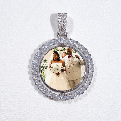 3D Spinning 2-Faced Custom Picture Pendant