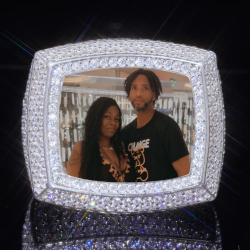 3D CUSTOM PICTURE ICED RING