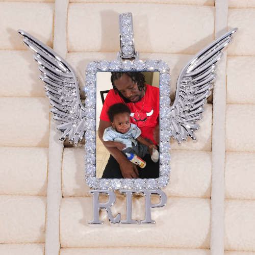 RIP WING 3D CUSTOM PICTURE PENDANT