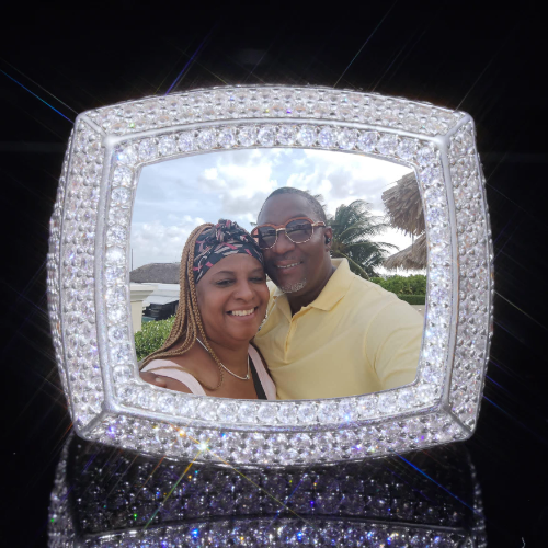 3D CUSTOM PICTURE ICED RING