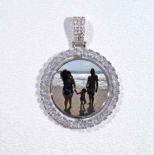3D Spinning 2-Faced Custom Picture Pendant