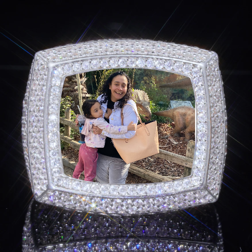 3D CUSTOM PICTURE ICED RING