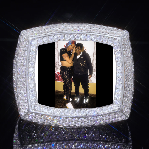 3D CUSTOM PICTURE ICED RING