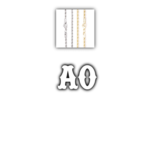 Custom Letters Freibeuter Font Necklace