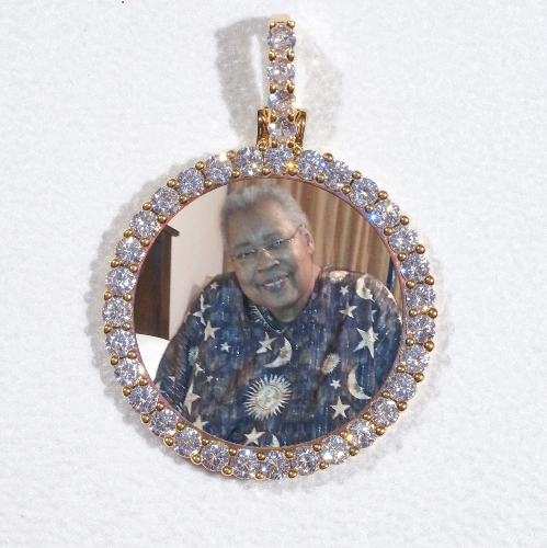 3D CIRCLE CUSTOM PICTURE PENDANT SMALL SIZE