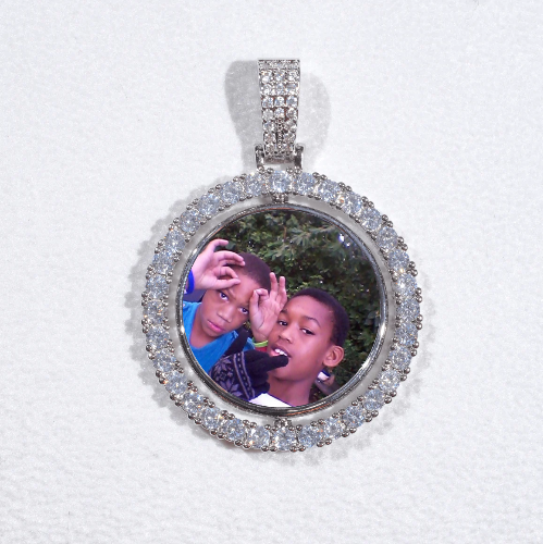 3D Spinning 2-Faced Custom Picture Pendant