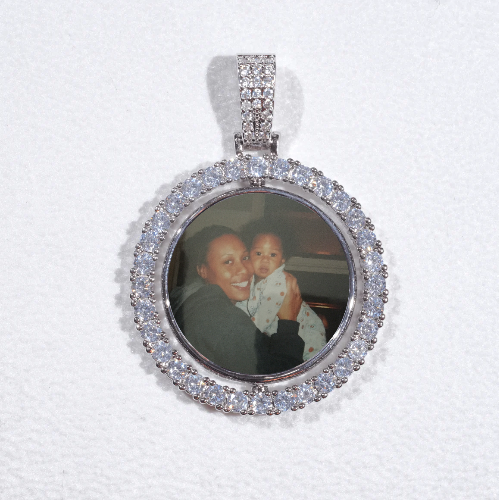 3D Spinning 2-Faced Custom Picture Pendant