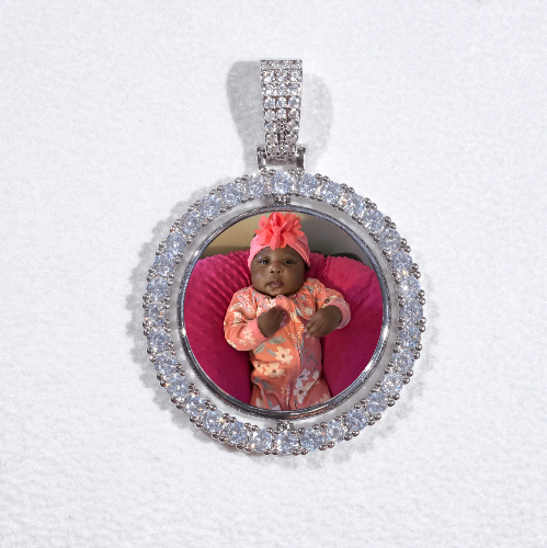 3D Spinning 2-Faced Custom Picture Pendant