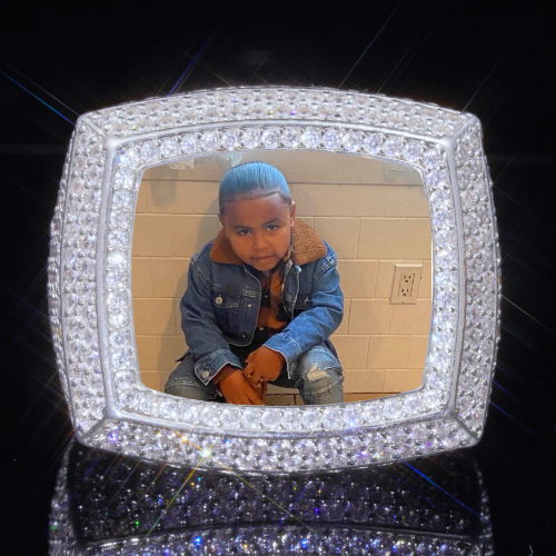 3D CUSTOM PICTURE ICED RING