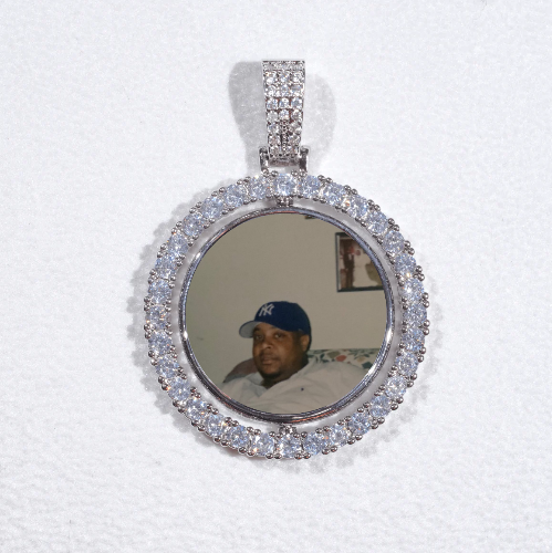 3D Spinning 2-Faced Custom Picture Pendant