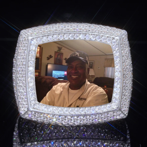 3D CUSTOM PICTURE ICED RING