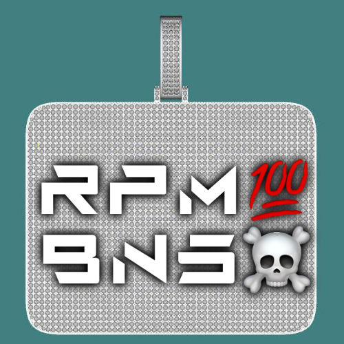 CUSTOM LETTER NECKLACE 3D BIG SQUARE