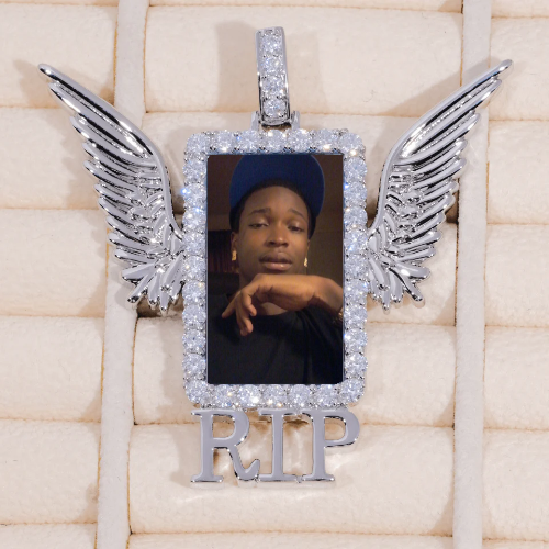 RIP WING 3D CUSTOM PICTURE PENDANT
