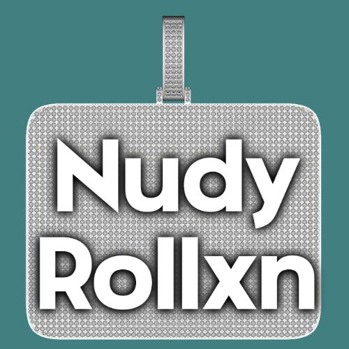 CUSTOM LETTER NECKLACE 3D BIG SQUARE