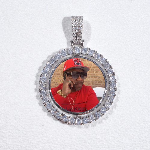 3D Spinning 2-Faced Custom Picture Pendant