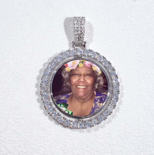 3D Spinning 2-Faced Custom Picture Pendant