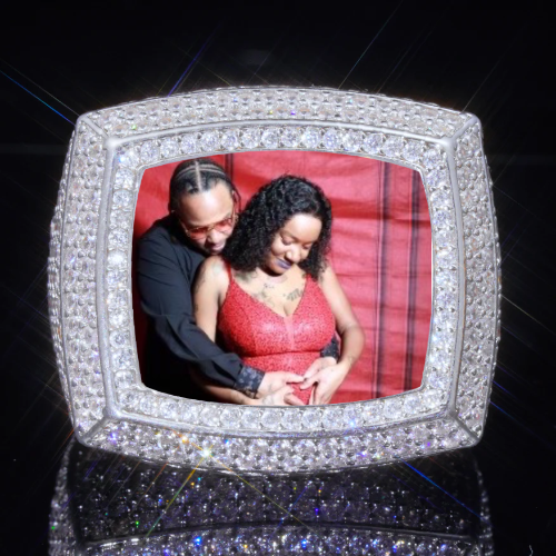 3D CUSTOM PICTURE ICED RING