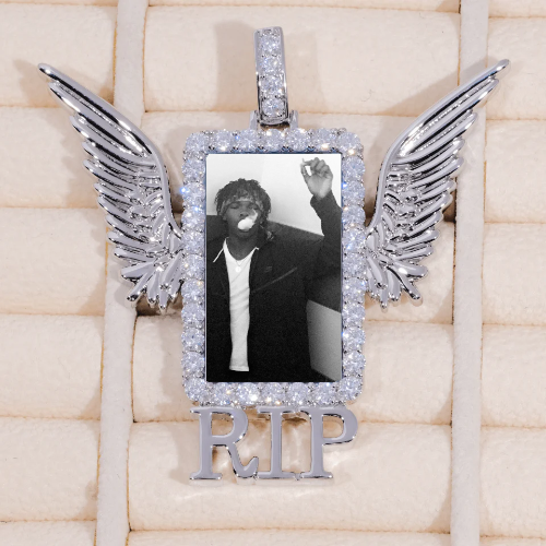 RIP WING 3D CUSTOM PICTURE PENDANT