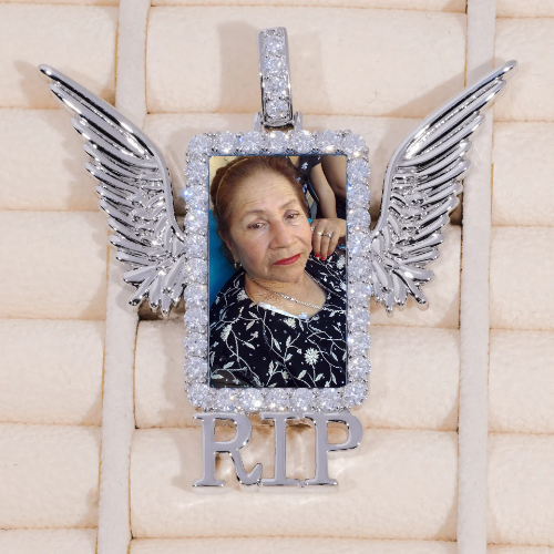RIP WING 3D CUSTOM PICTURE PENDANT