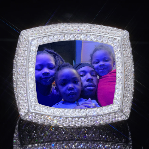 3D CUSTOM PICTURE ICED RING
