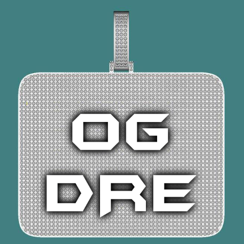 CUSTOM LETTER NECKLACE 3D BIG SQUARE