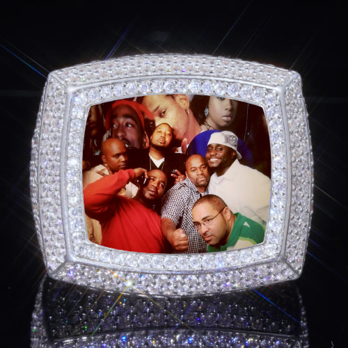 3D CUSTOM PICTURE ICED RING
