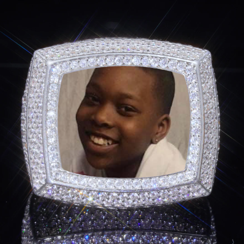 3D CUSTOM PICTURE ICED RING