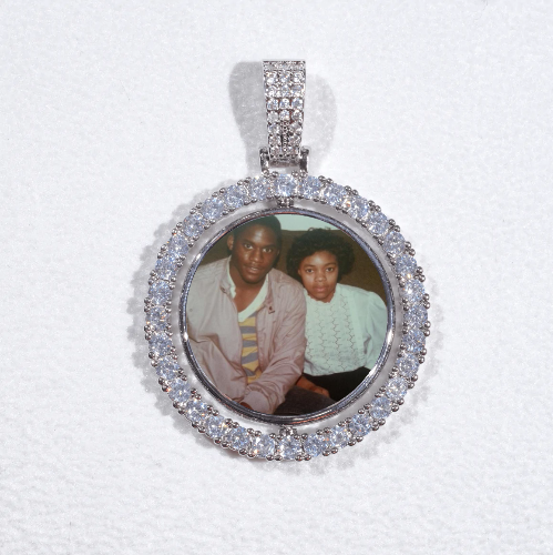 3D Spinning 2-Faced Custom Picture Pendant