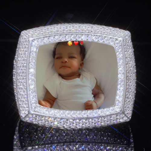 3D CUSTOM PICTURE ICED RING