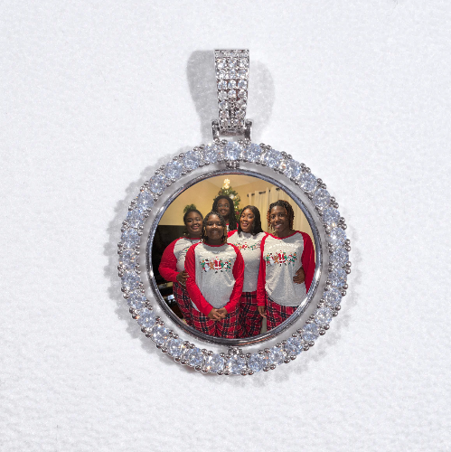 3D Spinning 2-Faced Custom Picture Pendant