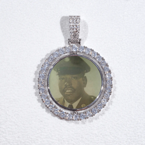 3D Spinning 2-Faced Custom Picture Pendant