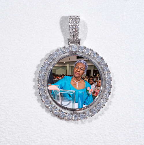 3D Spinning 2-Faced Custom Picture Pendant