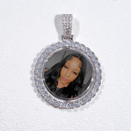 3D Spinning 2-Faced Custom Picture Pendant
