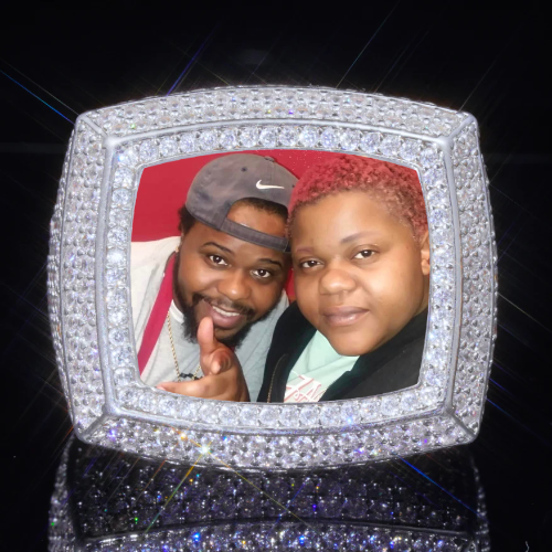 3D CUSTOM PICTURE ICED RING