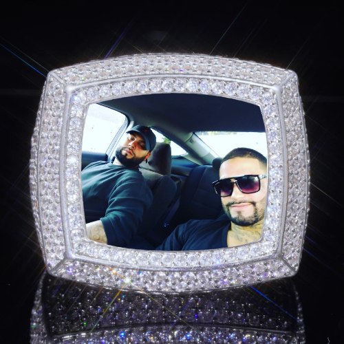3D CUSTOM PICTURE ICED RING