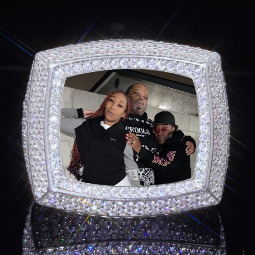 3D CUSTOM PICTURE ICED RING