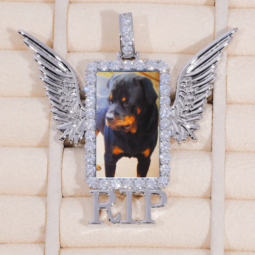 RIP WING 3D CUSTOM PICTURE PENDANT