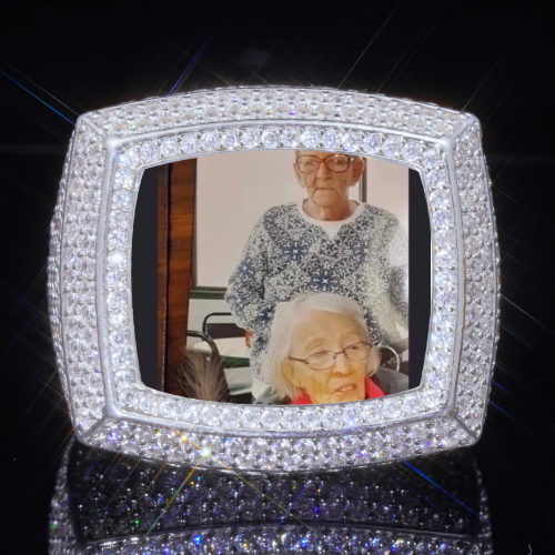 3D CUSTOM PICTURE ICED RING