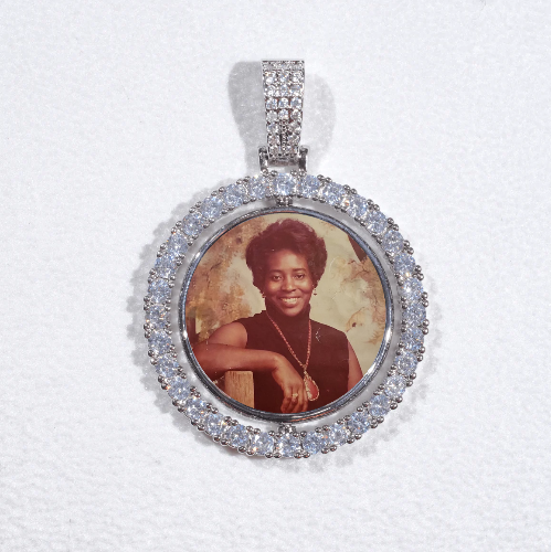 3D Spinning 2-Faced Custom Picture Pendant