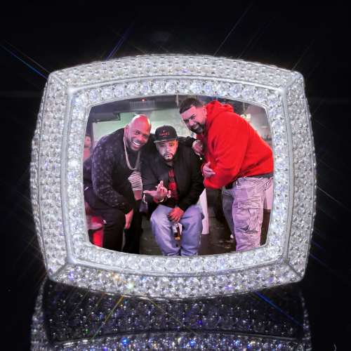 3D CUSTOM PICTURE ICED RING